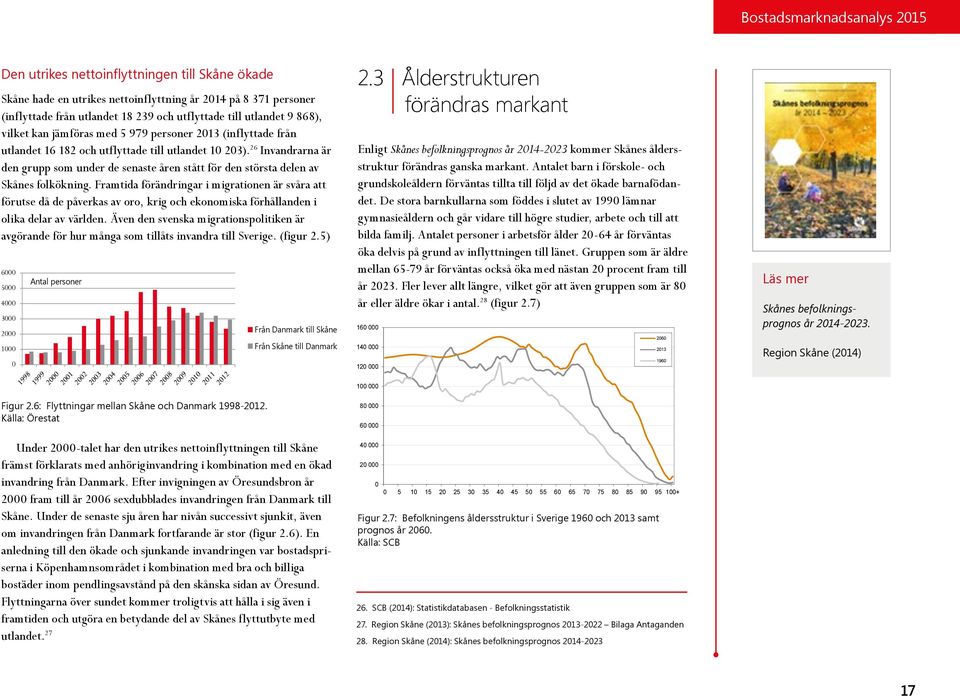 26 Invandrarna är den grupp som under de senaste åren stått för den största delen av Skånes folkökning.