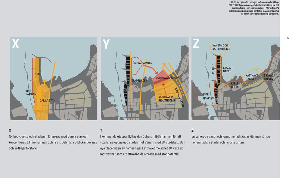 X Y VÄNERN Z OCH OCH KALLBADHUSET M PIREN PIREN INRE INRE HAMNEN GAMLA STAN STAN ÖSTRA ÖSTRA HAMNEN STADSBADET KATTHAVSHAMNEN KATTHAVETS INDUSTRIOMR SJÖHAGAPARKEN SJÖHAGAPARKEN SJÖHAGAPARKEN P I R E