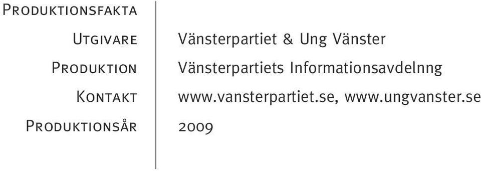 Vänster Vänsterpartiets