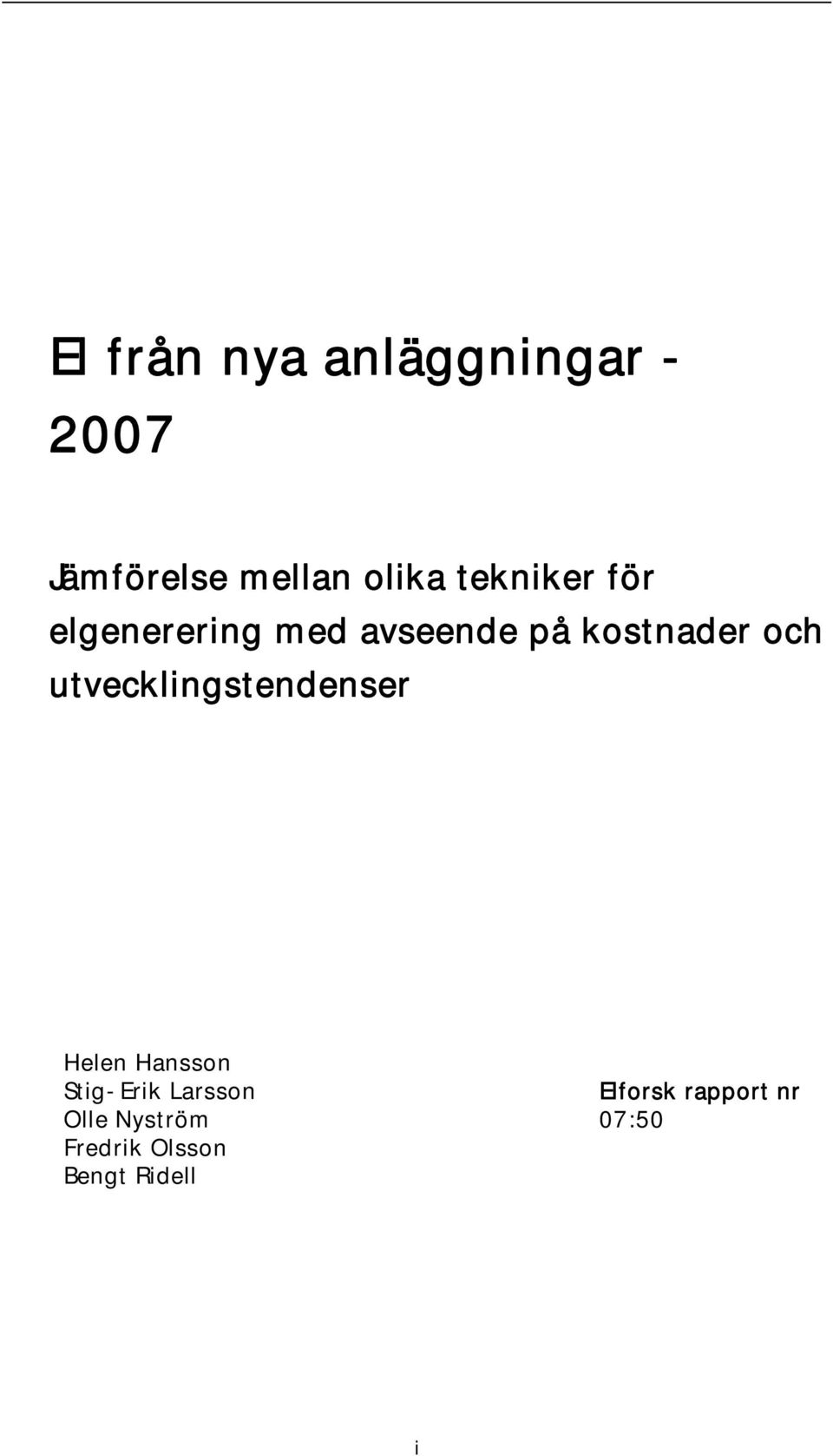 utvecklingstendenser Helen Hansson Stig-Erik Larsson
