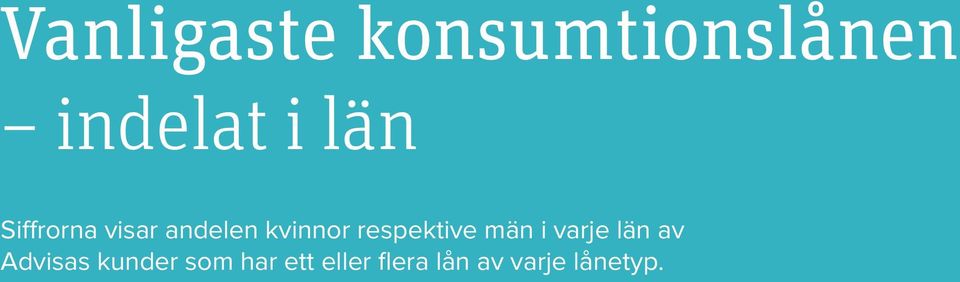 respektive män i varje län av Advisas