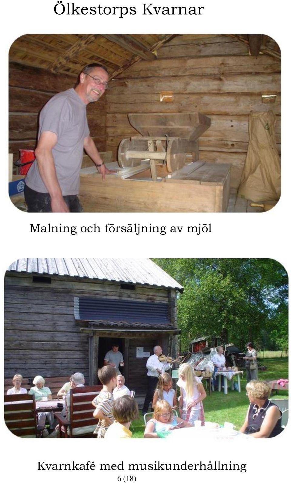 försäljning av mjöl