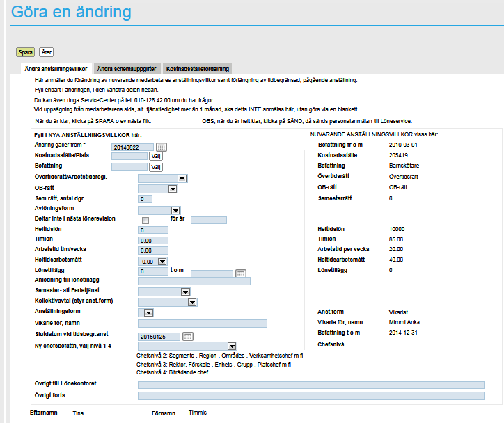 Förlängning tidsbegränsat