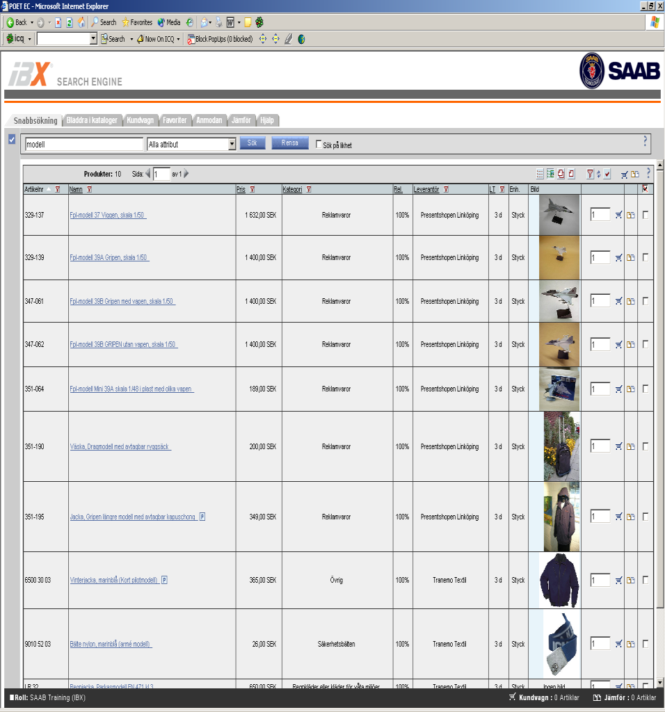 E-procurement - indirekt mtrl E-procurement tool includes products and services from suppliers contracted after competitive bidding by purchasing functions.