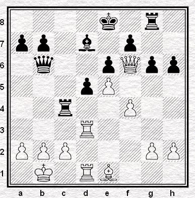 Övningar 21-24 21 23 Vit drar och vinner. Vit, vid draget, anfaller.