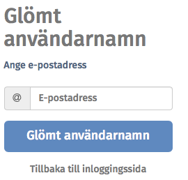 Återställa lösenordet Om du glömt ditt lösenord eller vill byta lösenord gör du detta genom att på startsidan för webshopen klicka på "Glömt användarnamn eller lösenord" Klicka på "Återställ