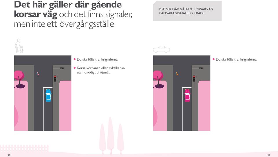 K utan orsa körbanan eller cykelbanan onödigt dröjsmål.