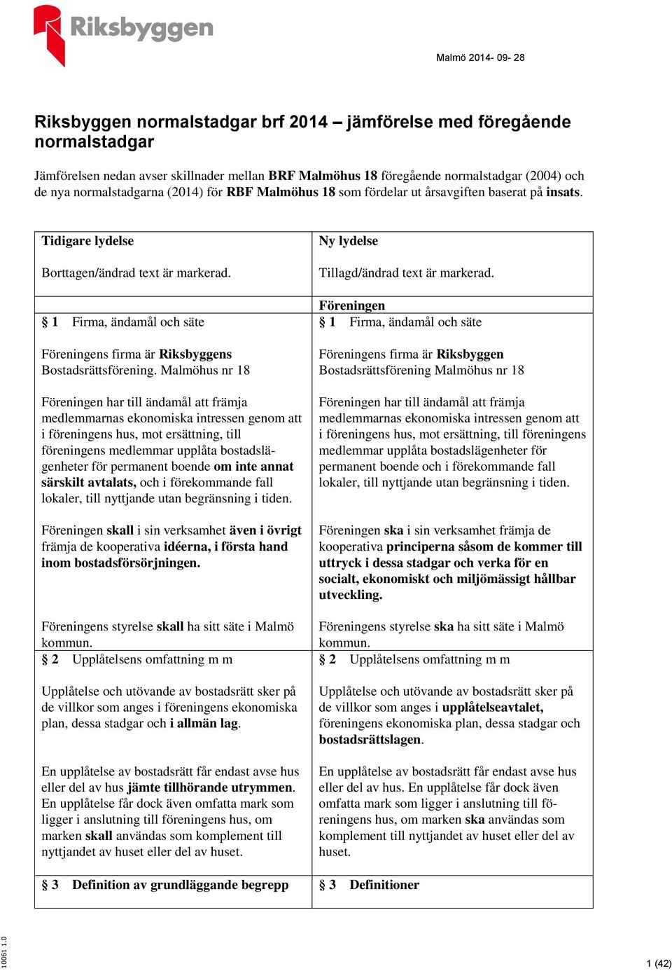 Malmöhus nr 18 Föreningen har till ändamål att främja medlemmarnas ekonomiska intressen genom att i föreningens hus, mot ersättning, till föreningens medlemmar upplåta bostadslägenheter för permanent