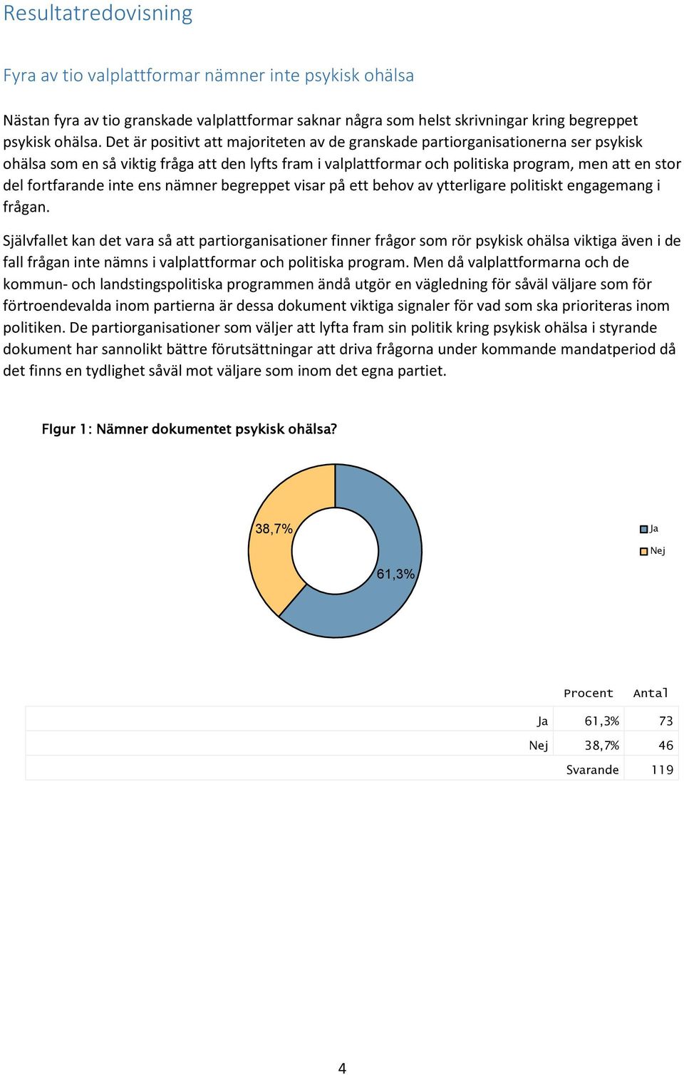 nämner begreppet visar på ett behv av ytterligare plitiskt engagemang i frågan.