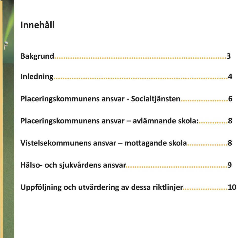 ..6 Placeringskommunens ansvar avlämnande skola:.