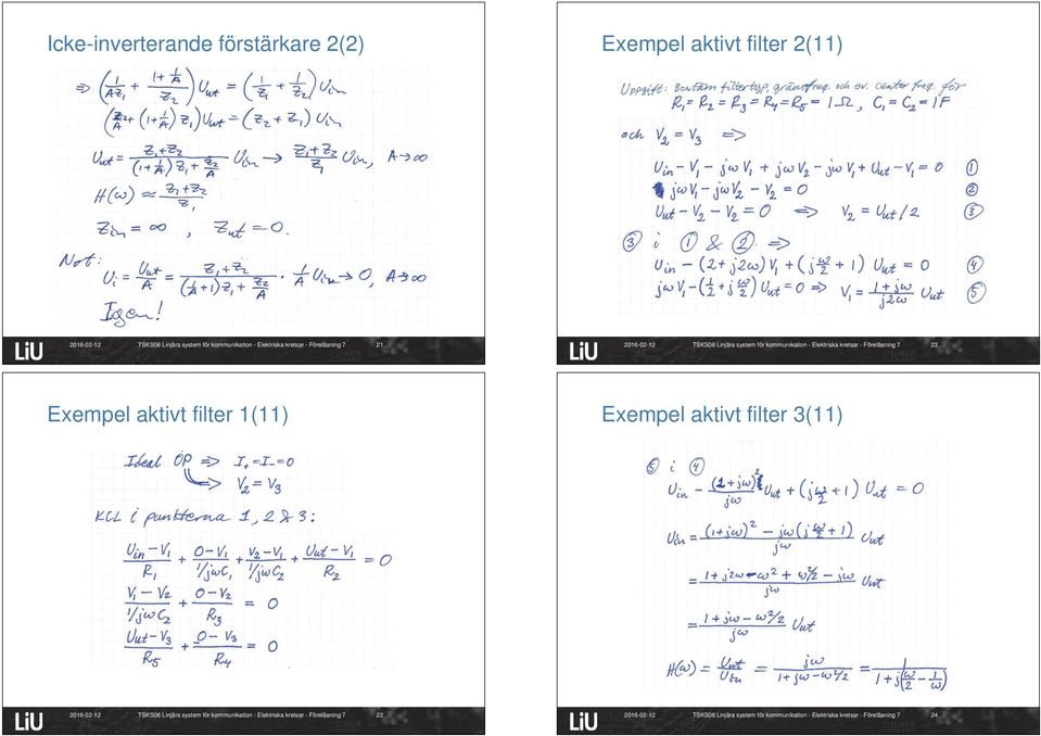 21 Exempel aktivt filter 1(11)