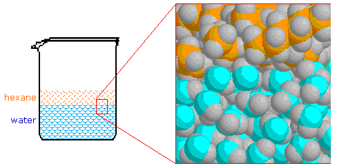 Löslighet - Lika löser lika Molekylvikt och polaritet, symmetri och atomer som kan binda sig mot vattnets väte eller syre Opolära molekyler passar inte in i ett nätverk av polära vattenmolekyler.