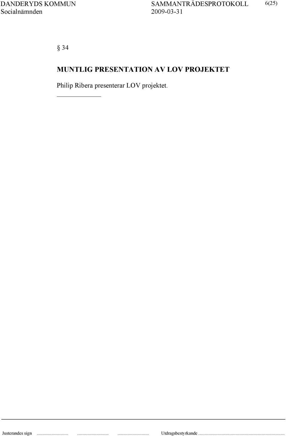 PROJEKTET Philip