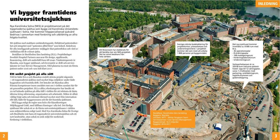 Ett sjukhus med snabbare omhändertagande, förbättrad patientsäkerhet och integritet med patienten alltid först som ledord.