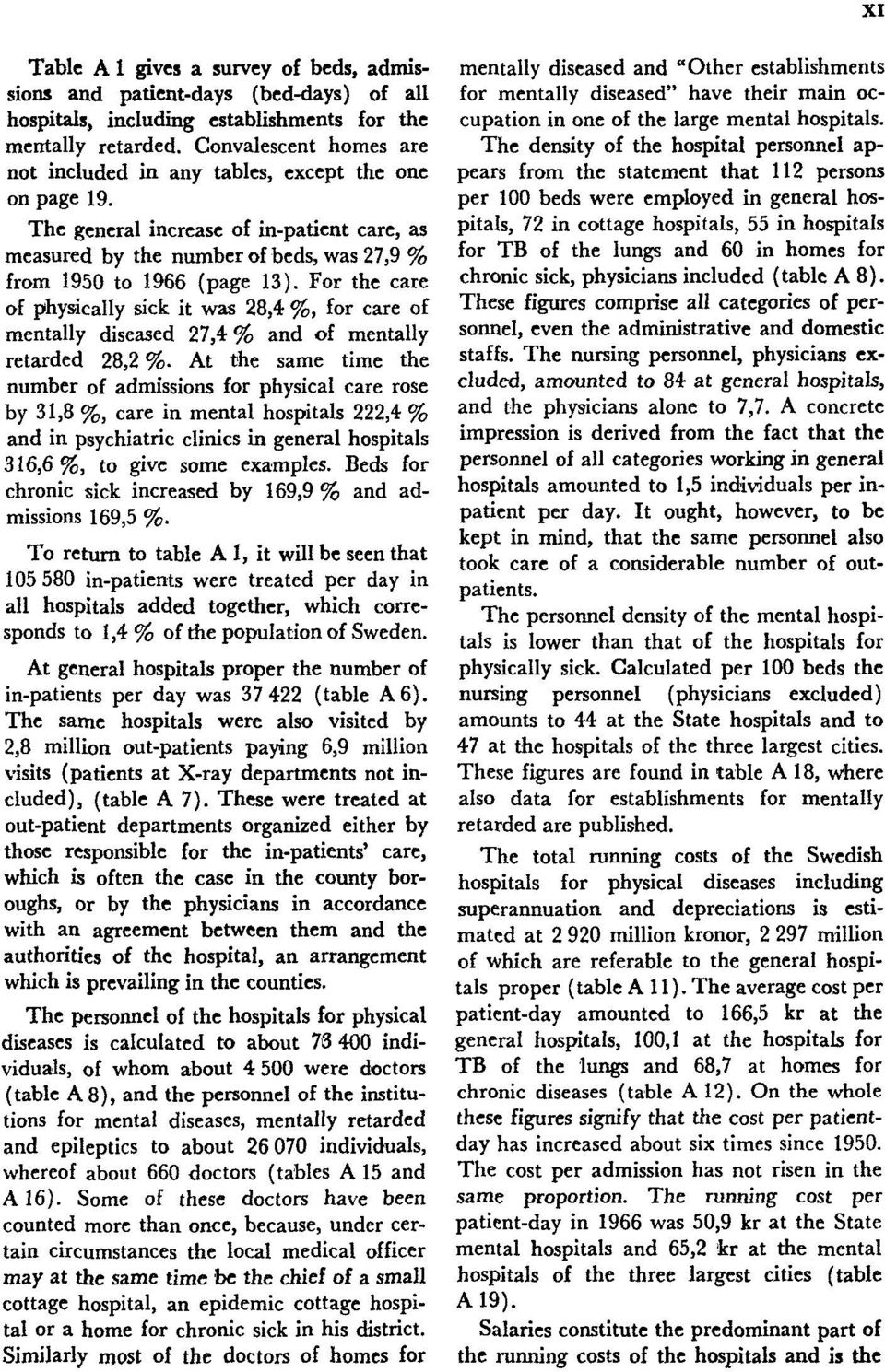 For the care of physically sick it was 28,4 %, for care of mentally diseased 27,4 % and of mentally retarded 28,2 %.