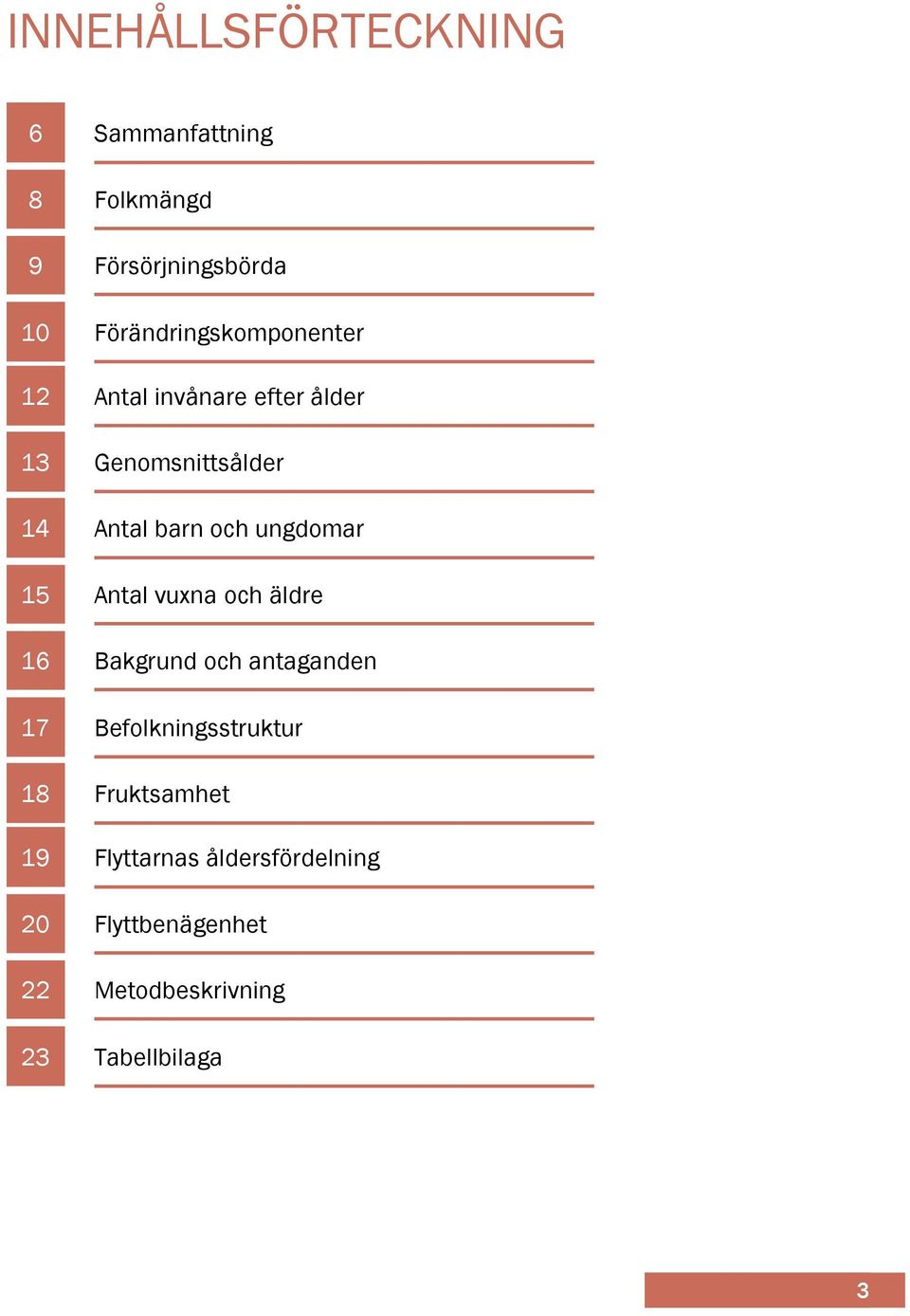 ungdomar 15 vuxna och äldre 16 Bakgrund och antaganden 17 Befolkningsstruktur 18