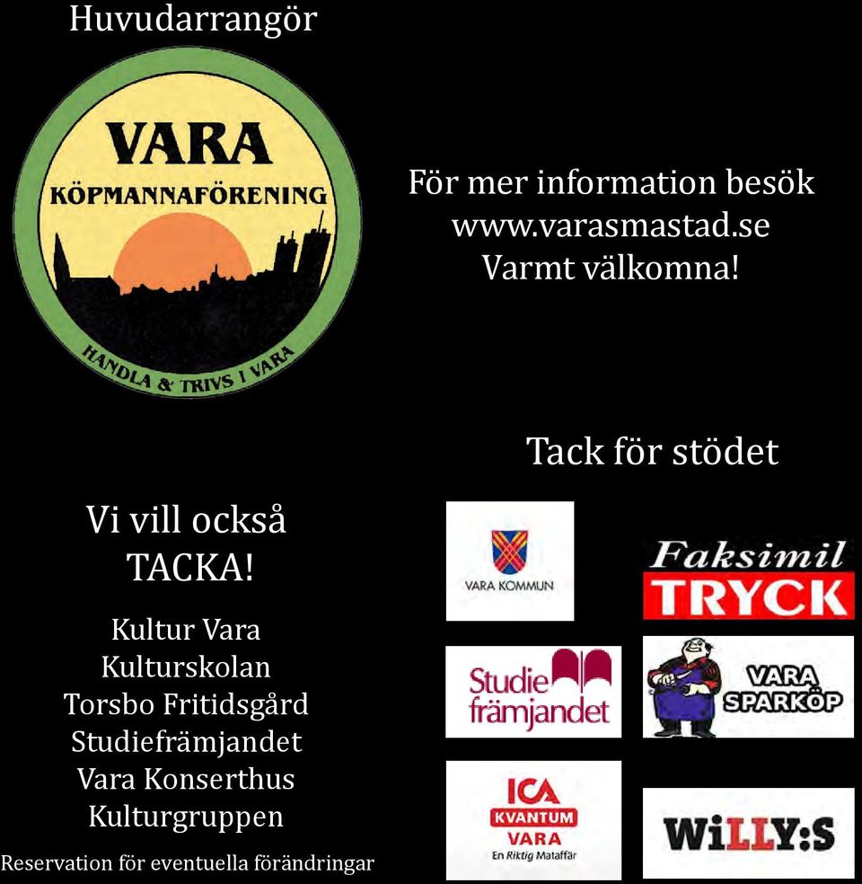 Kultur Vara Kulturskolan Torsbo Fritidsgård Studiefrämjandet