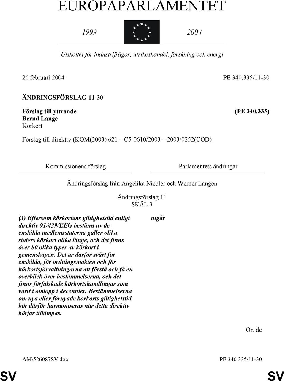 enligt direktiv 91/439/EEG bestäms av de enskilda medlemsstaterna gäller olika staters körkort olika länge, och det finns över 80 olika typer av körkort i gemenskapen.