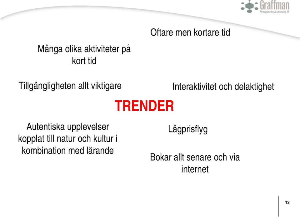 till natur och kultur i kombination med lärande TRENDER