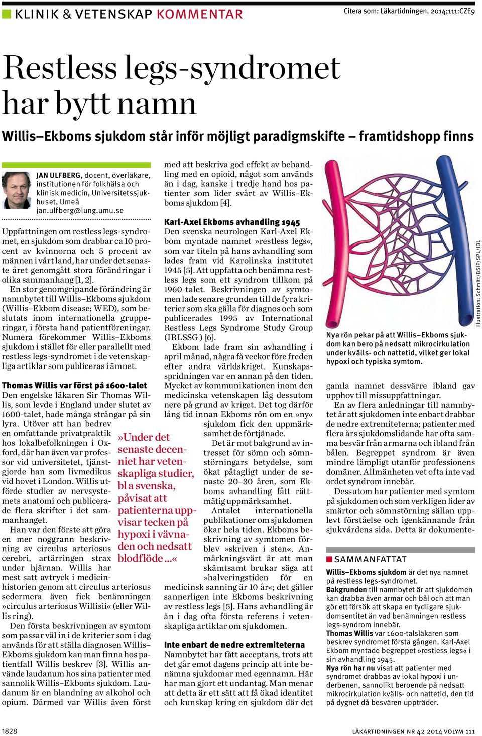 medicin, Universitetssjukhuset, Umeå jan.ulfberg@lung.umu.