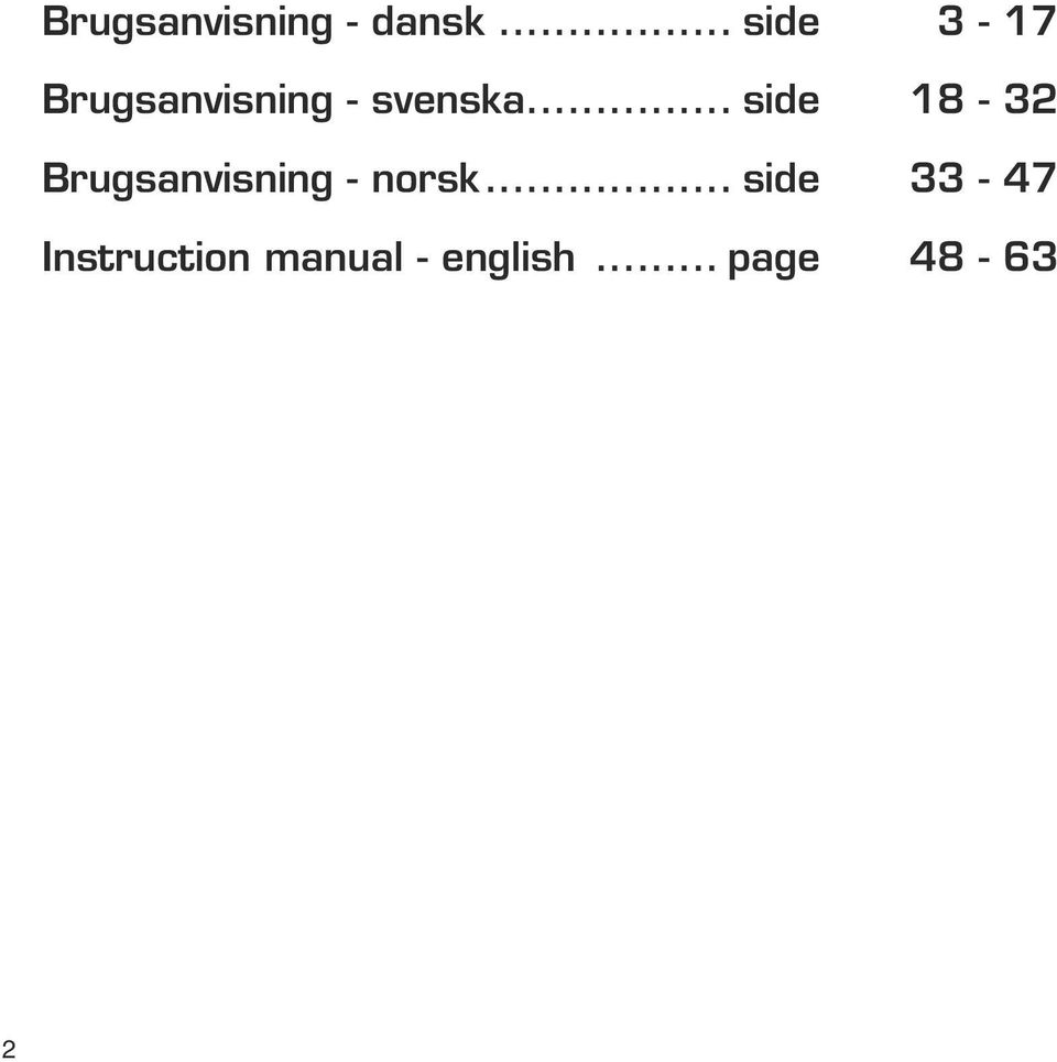 .. side 18-32 Brugsanvisning - norsk.