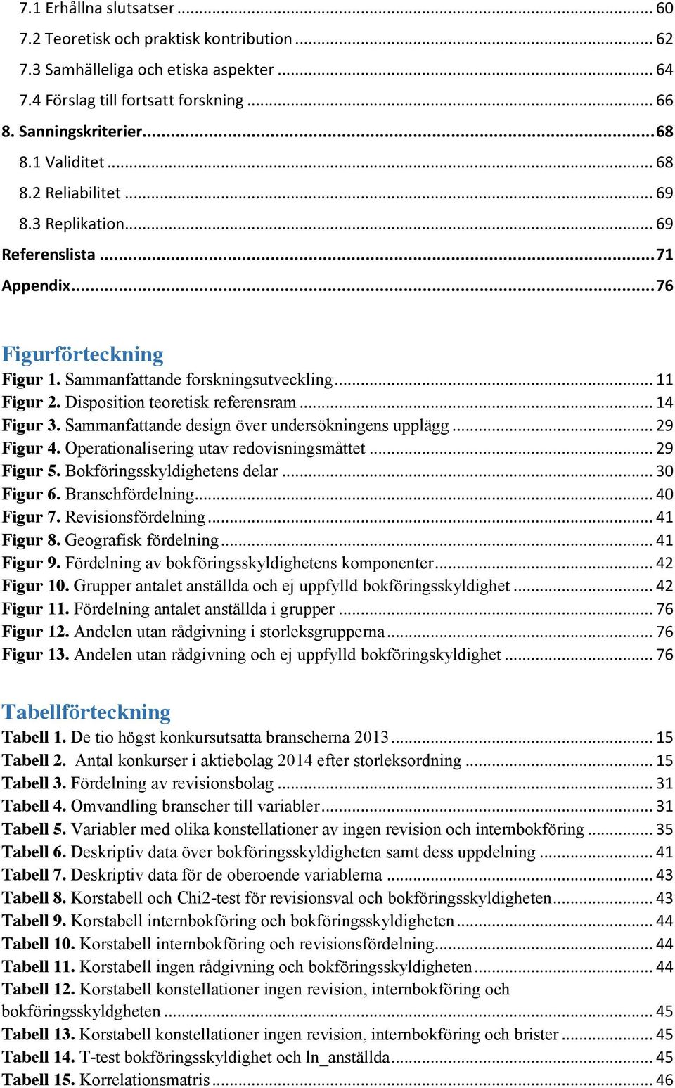 Disposition teoretisk referensram... 14 Figur 3. Sammanfattande design över undersökningens upplägg... 29 Figur 4. Operationalisering utav redovisningsmåttet... 29 Figur 5.