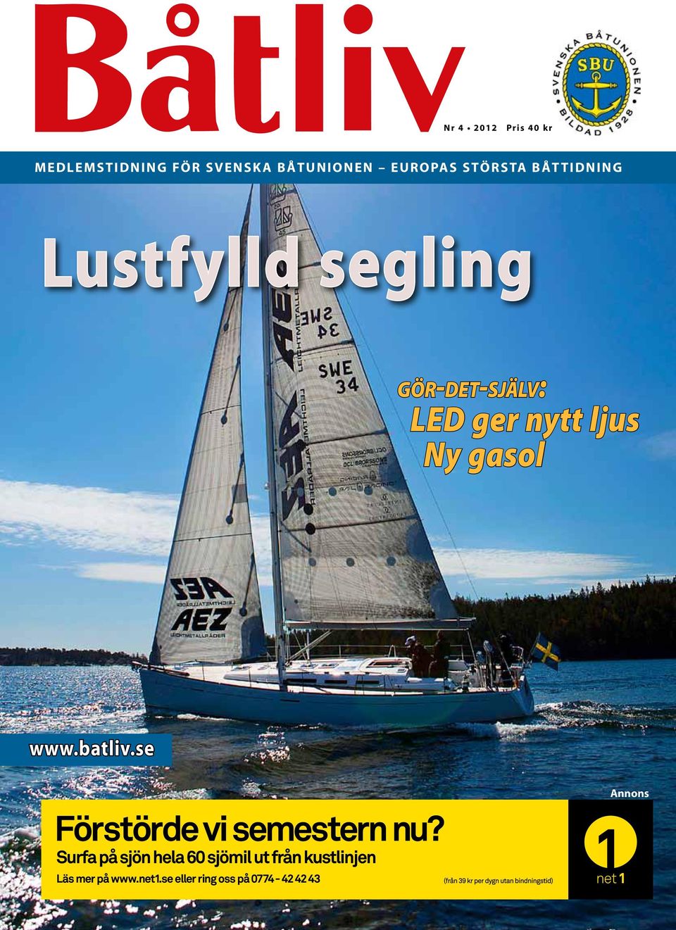 båttidning Lustfylld segling