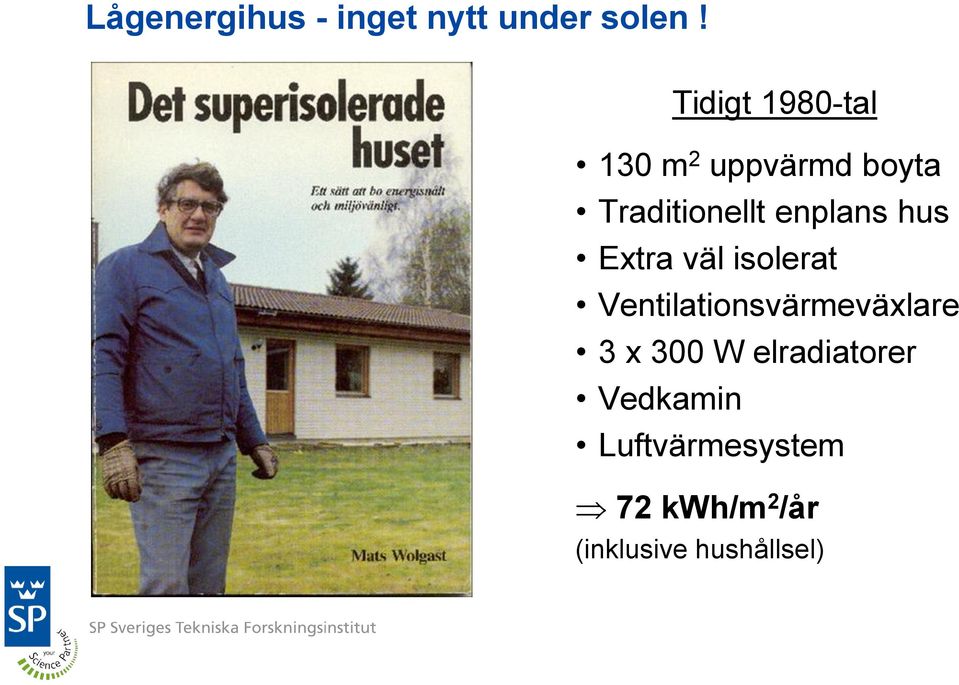 enplans hus Extra väl isolerat Ventilationsvärmeväxlare 3