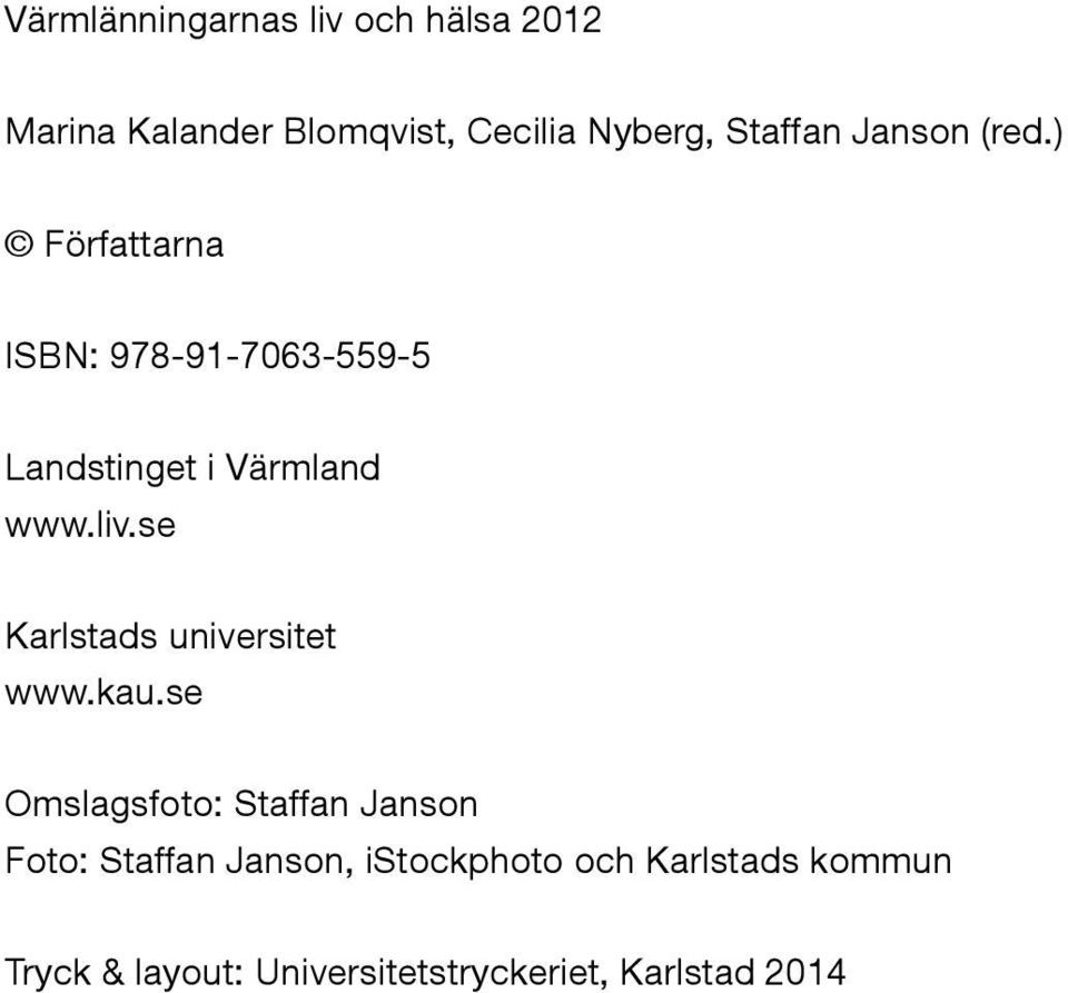 liv.se Karlstads universitet www.kau.