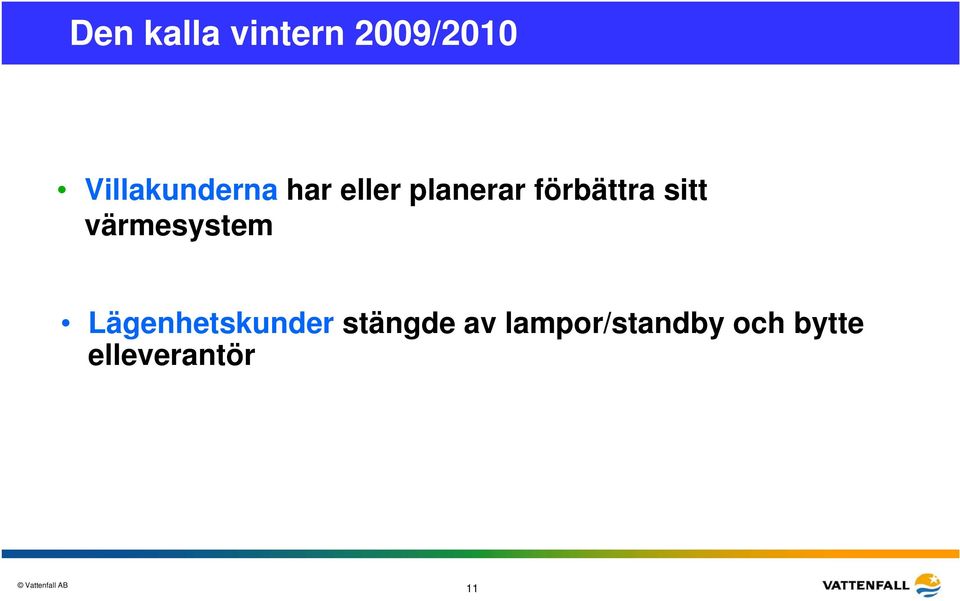 förbättra sitt värmesystem