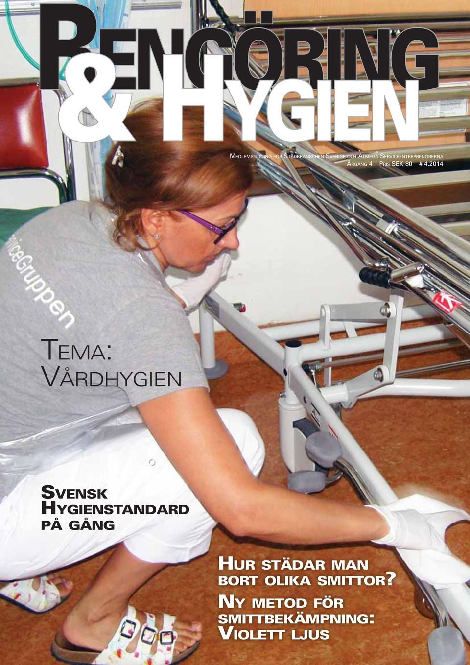 2014 TEMA: VÅRDHYGIEN SVENSK HYGIENSTANDARD PÅ GÅNG HUR STÄDAR