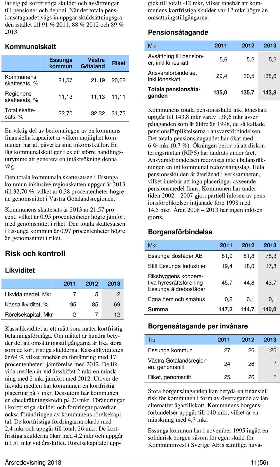 bedömningen av en kommuns finansiella kapacitet är vilken möjlighet kommunen har att påverka sina inkomstkällor.