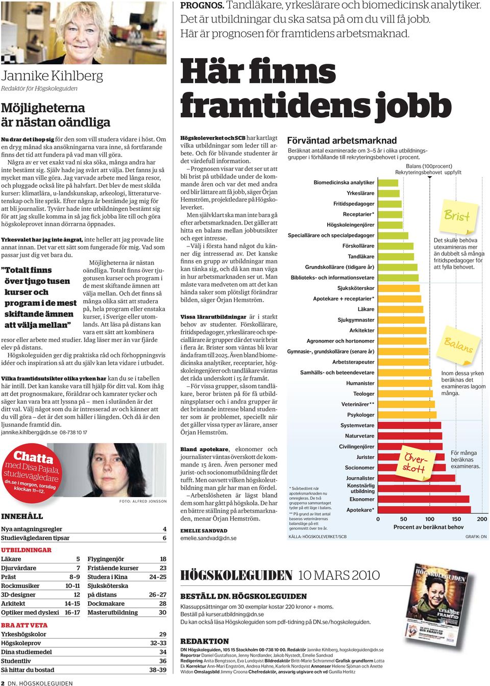 Om en dryg månad ska ansökningarna vara inne, så fortfarande finns det tid att fundera på vad man vill göra. Några av er vet exakt vad ni ska söka, många andra har inte bestämt sig.