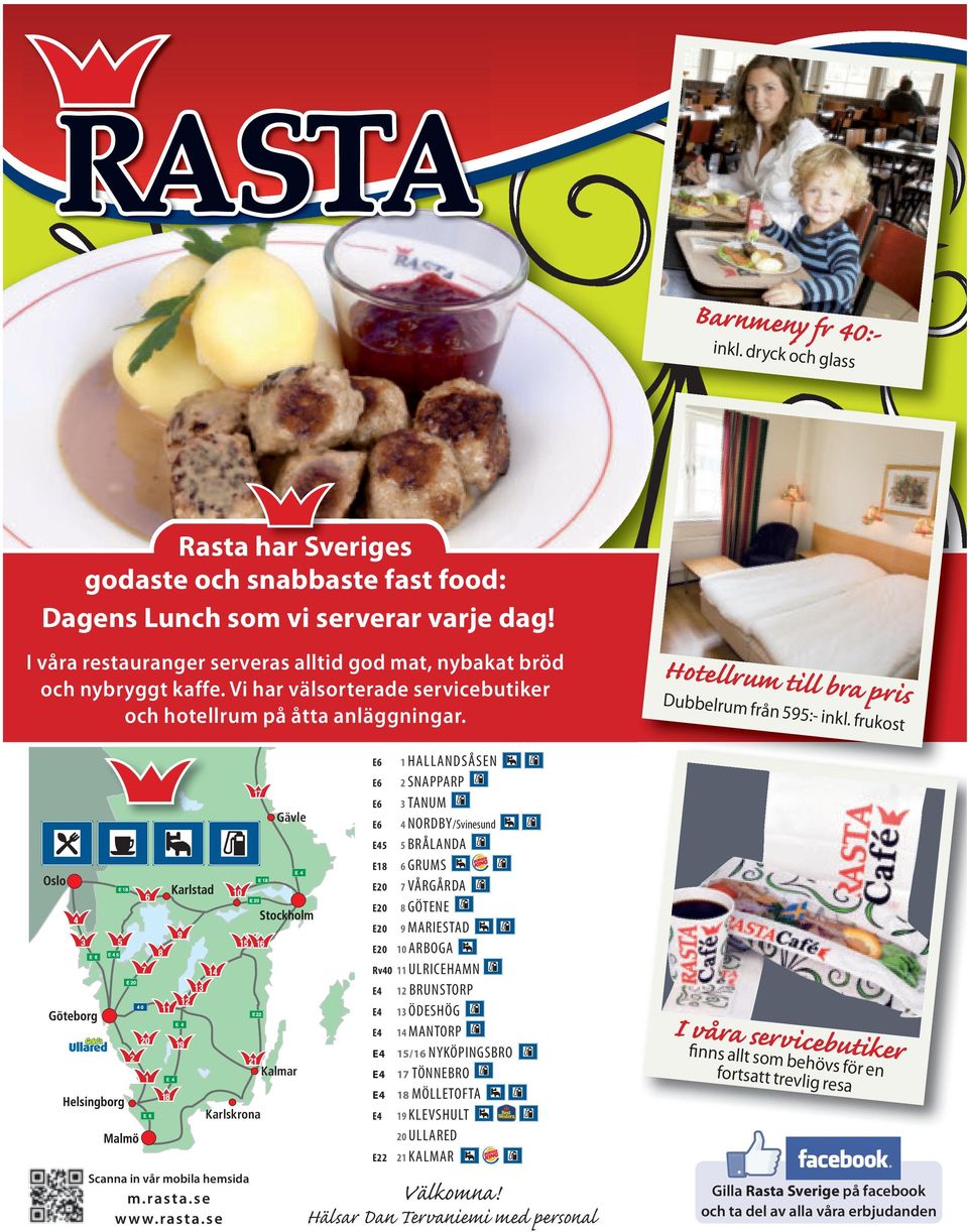 frukost Karlskrona Scanna in vår mobila hemsida m.rasta.