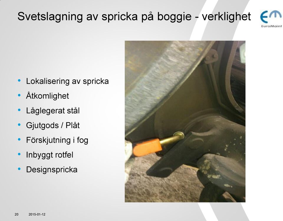 Åtkomlighet Låglegerat stål Gjutgods /