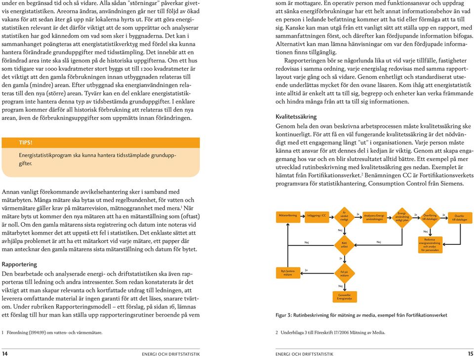 För att göra energistatistiken relevant är det därför viktigt att de som upprättar och analyserar statistiken har god kännedom om vad som sker i byggnaderna.