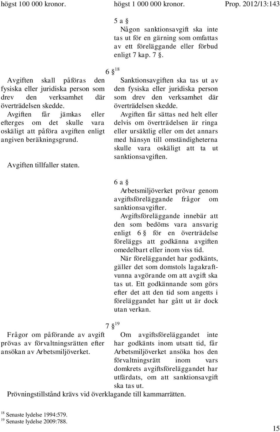 Avgiften får jämkas eller efterges om det skulle vara oskäligt att påföra avgiften enligt angiven beräkningsgrund. Avgiften tillfaller staten.