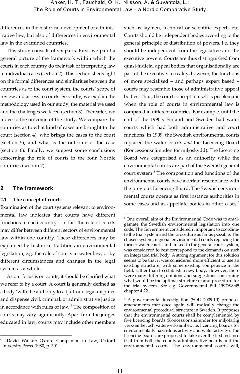 countries. This study consists of six parts.