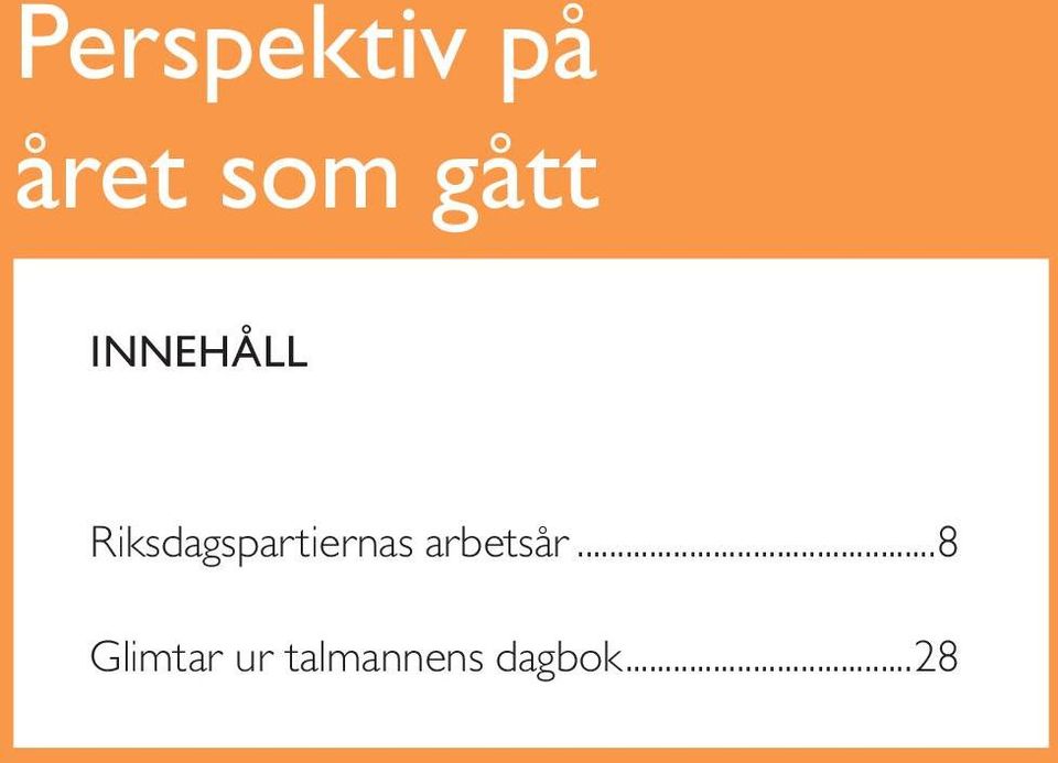 Riksdagspartiernas