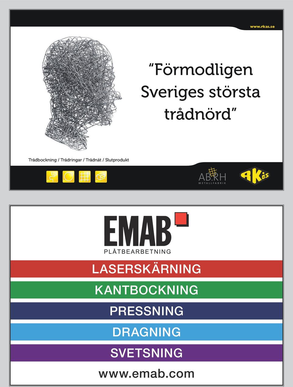 Trådbockning / Trådringar / Trådnät /