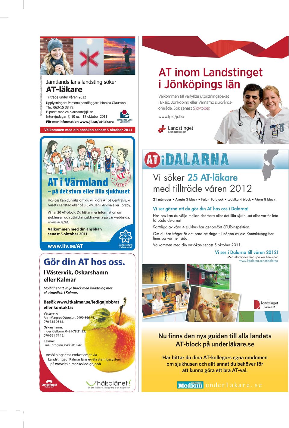 Du hittar mer information om sjukhusen och utbildningsklinikerna på vår webbsida, www.liv.