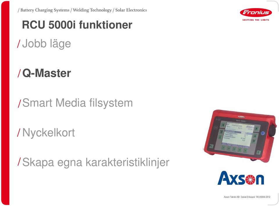 egna karakteristiklinjer Axson Teknik AB