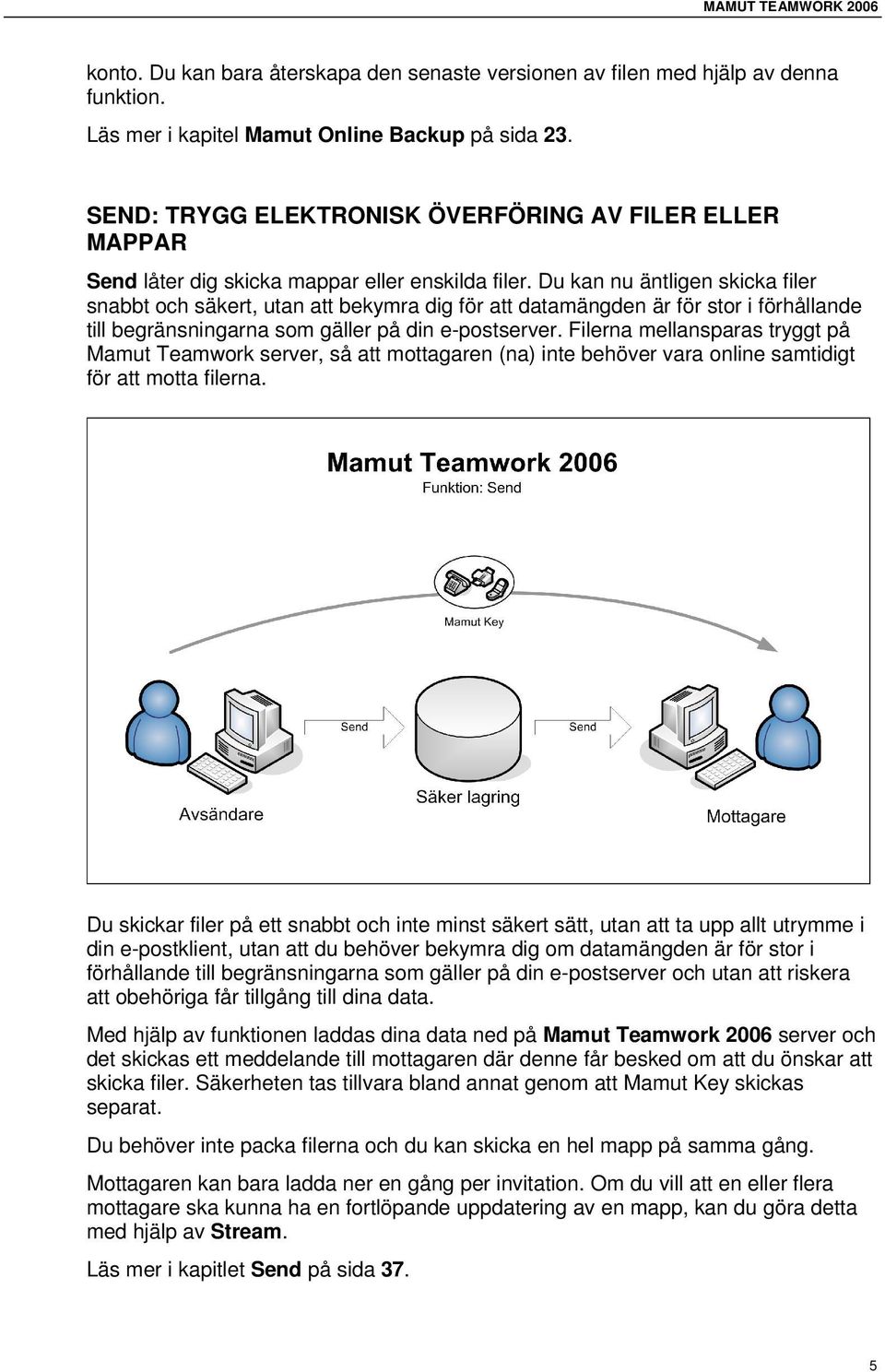 Du kan nu äntligen skicka filer snabbt och säkert, utan att bekymra dig för att datamängden är för stor i förhållande till begränsningarna som gäller på din e-postserver.