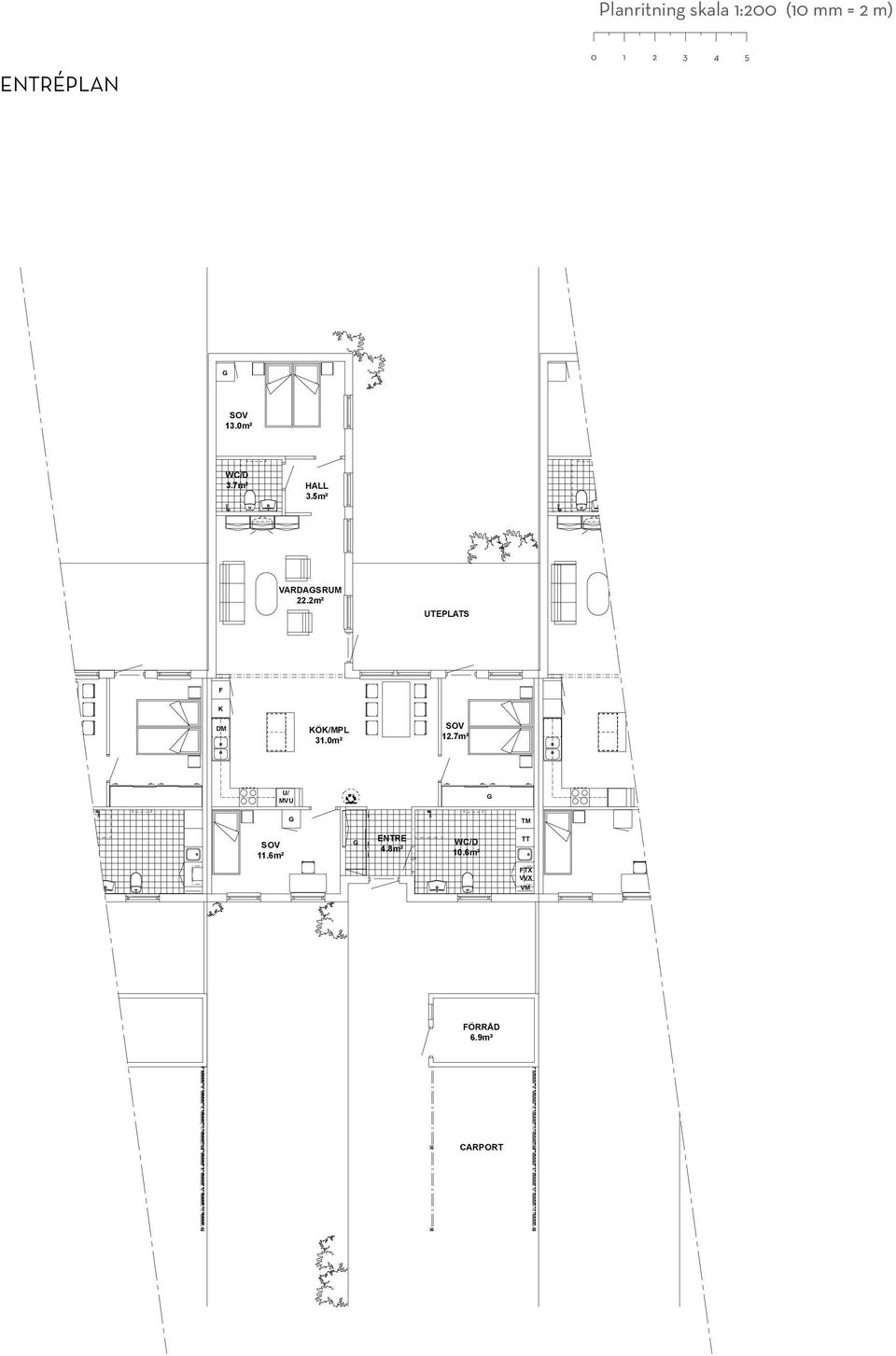 2m² UTEPLATS F K DM KÖK/MPL 31.0m² SOV 12.