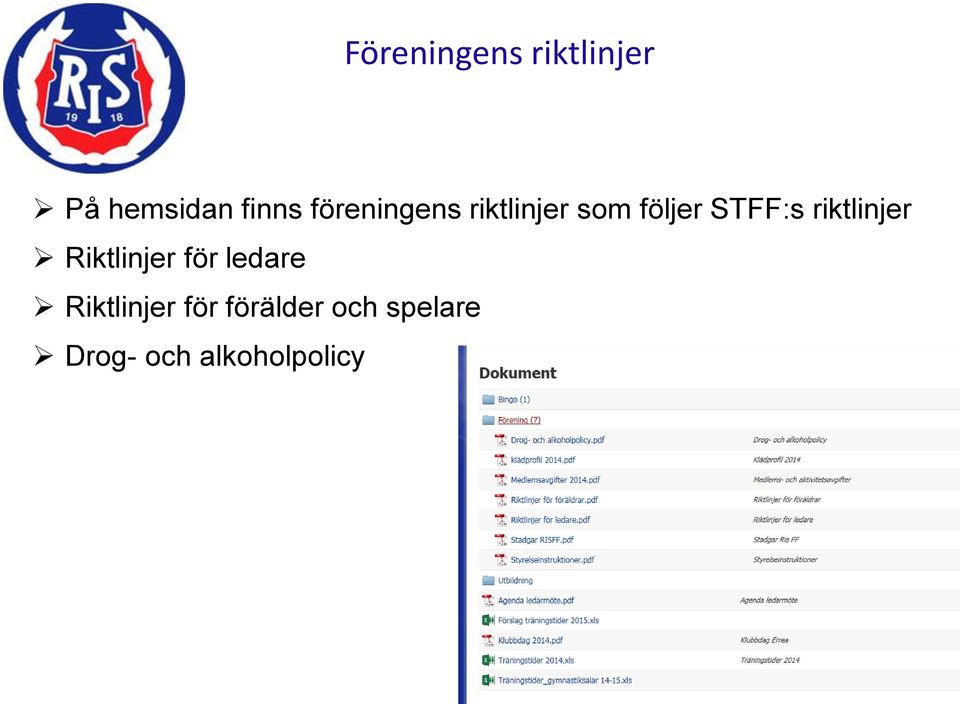 riktlinjer Riktlinjer för ledare Riktlinjer