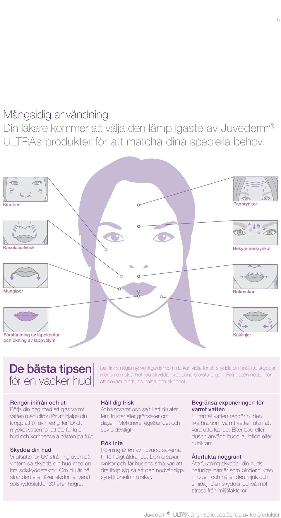 du kan vidta för att skydda din hud. Du skyddar mer än din skönhet, du skyddar kroppens största organ. Följ tipsen nedan för att bevara din huds hälsa och skönhet.