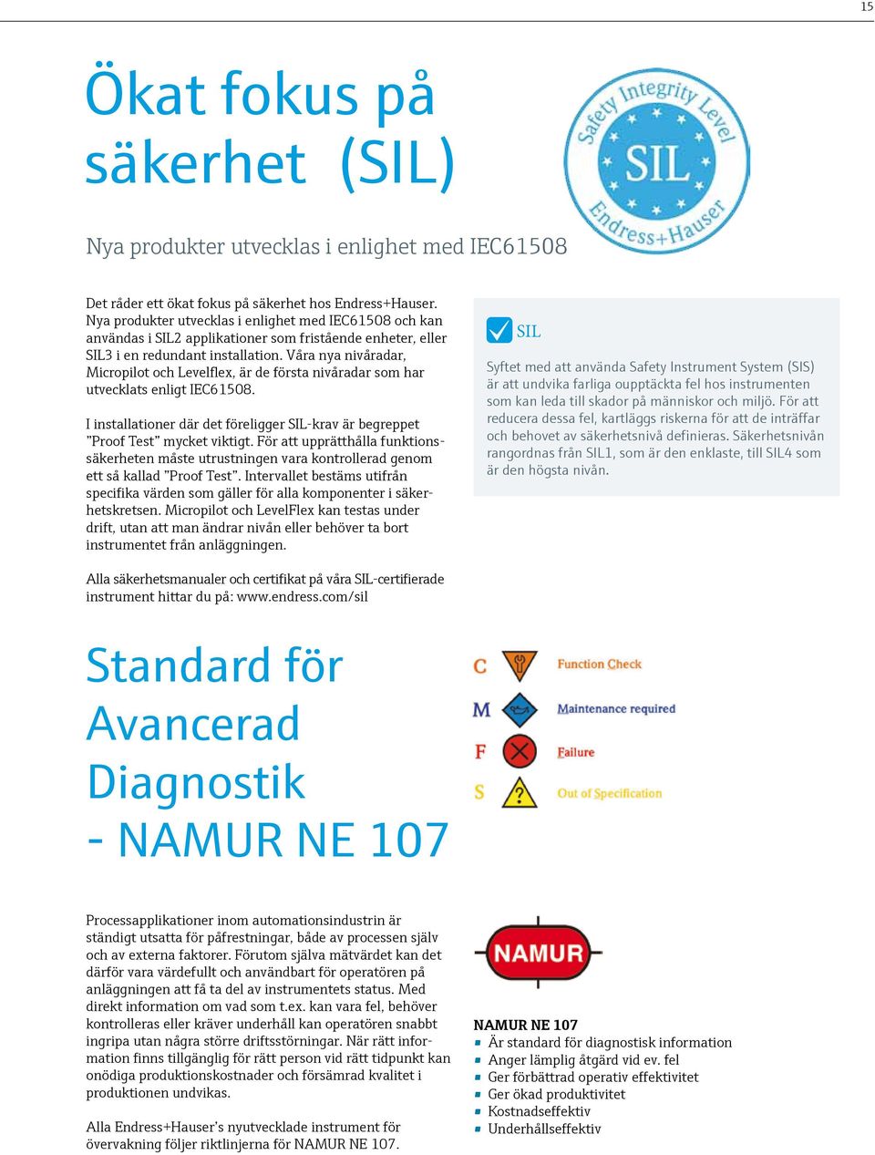 Våra nya nivåradar, Micropilot och Levelflex, är de första nivåradar som har utvecklats enligt IEC61508. I installationer där det föreligger SIL-krav är begreppet Proof Test mycket viktigt.