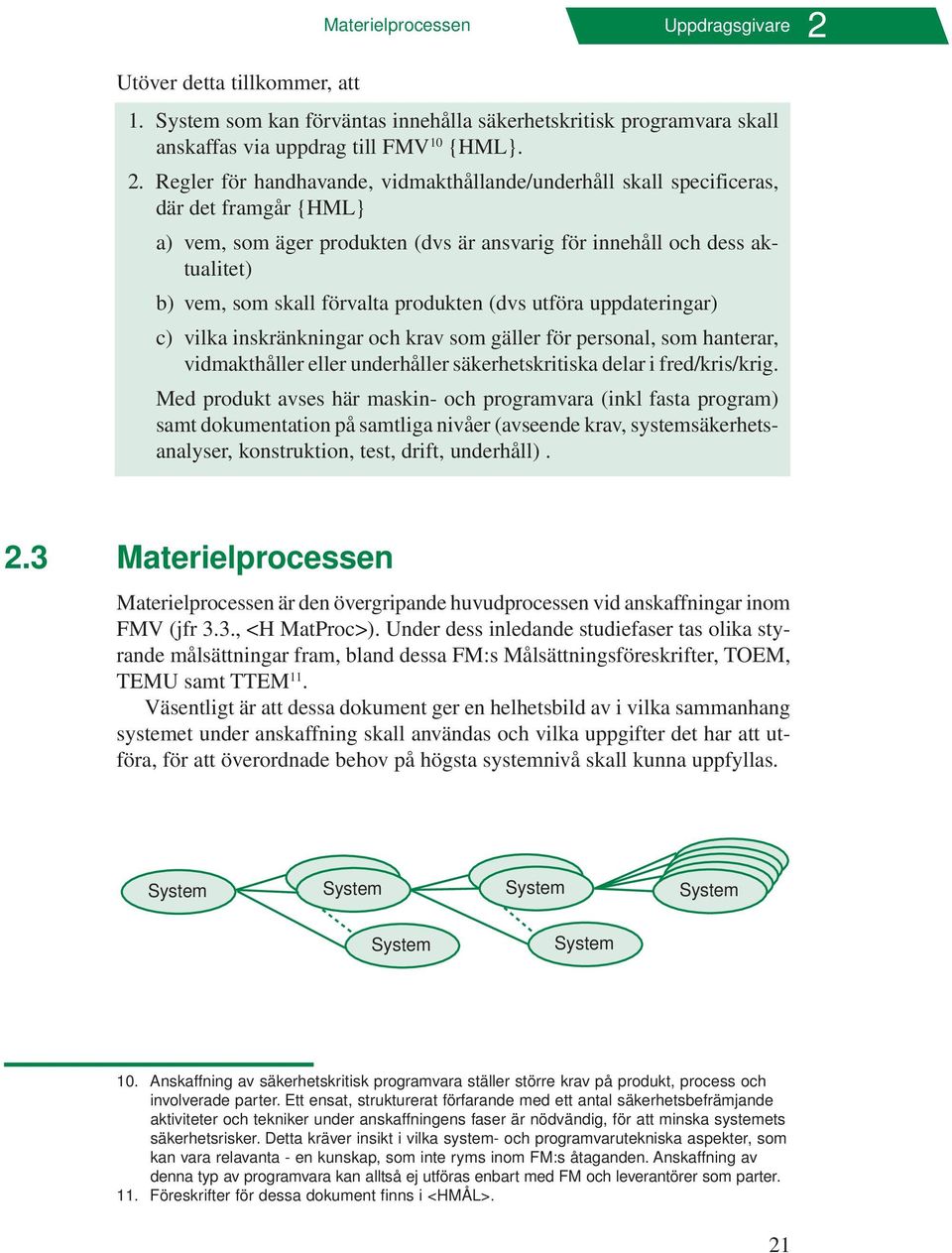 Regler för handhavande, vidmakthållande/underhåll skall specificeras, där det framgår {HML} a) vem, som äger produkten (dvs är ansvarig för innehåll och dess aktualitet) b) vem, som skall förvalta