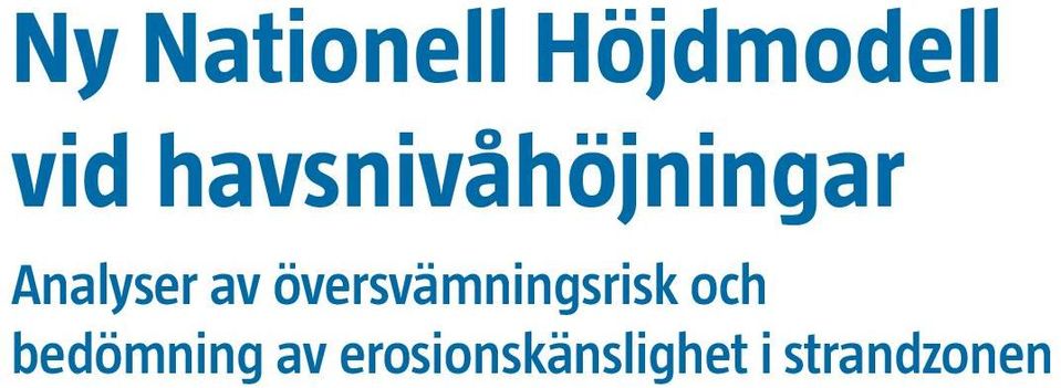 översvämningsrisk och bedömning