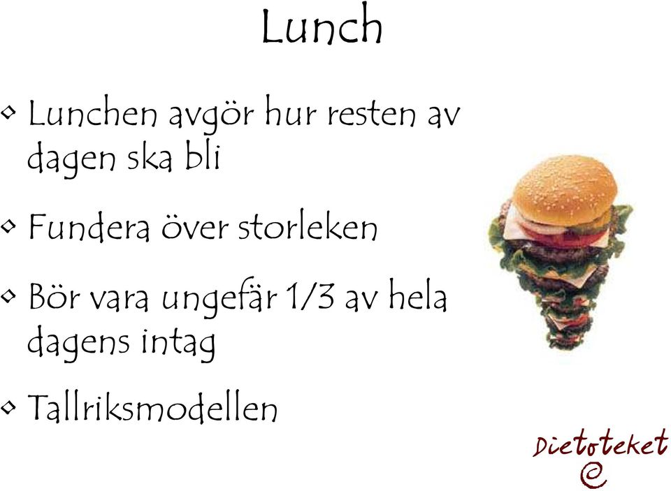 storleken Bör vara ungefär 1/3